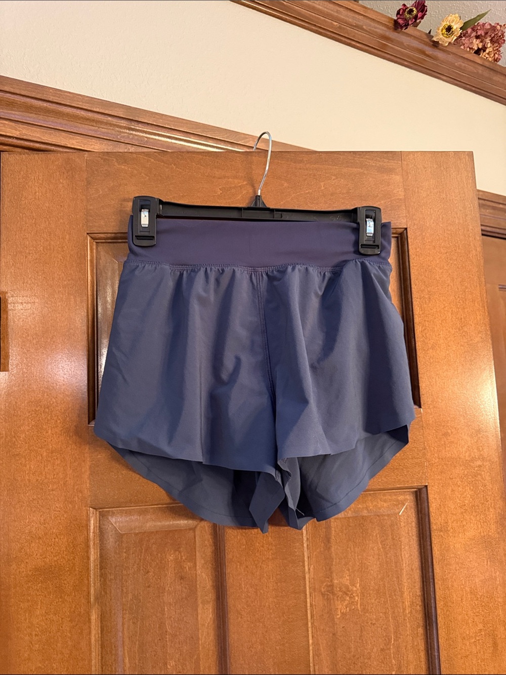 CRZ YOGA Navy Layered Athletic Shorts